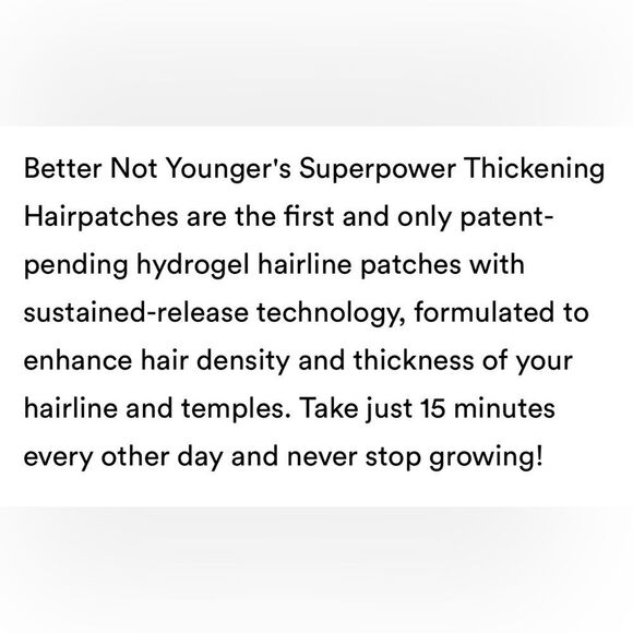 Superpower Thickening Hairpatches - Gold - Picture 10 of 10